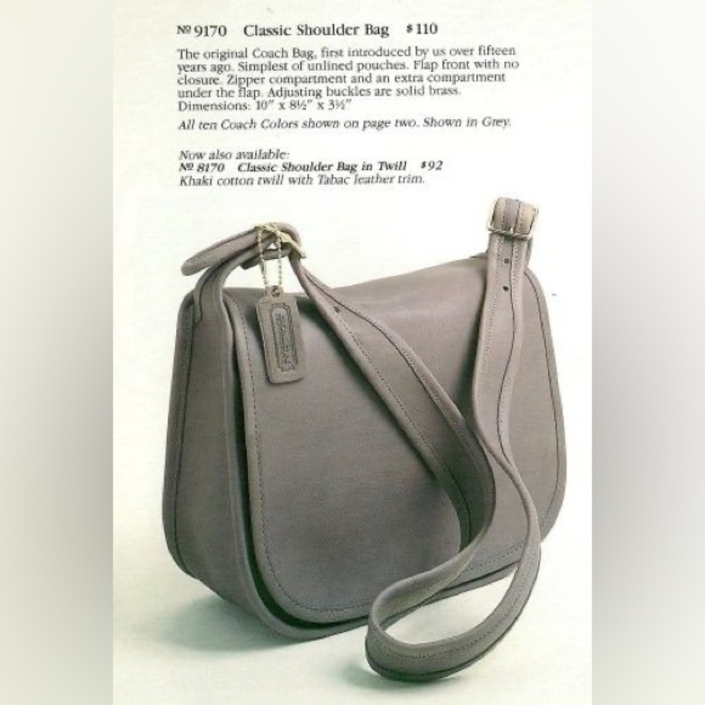 Vintage Coach Classic Black Pouch Bag 9170 ✨Rare✨ - Picture 11 of 11